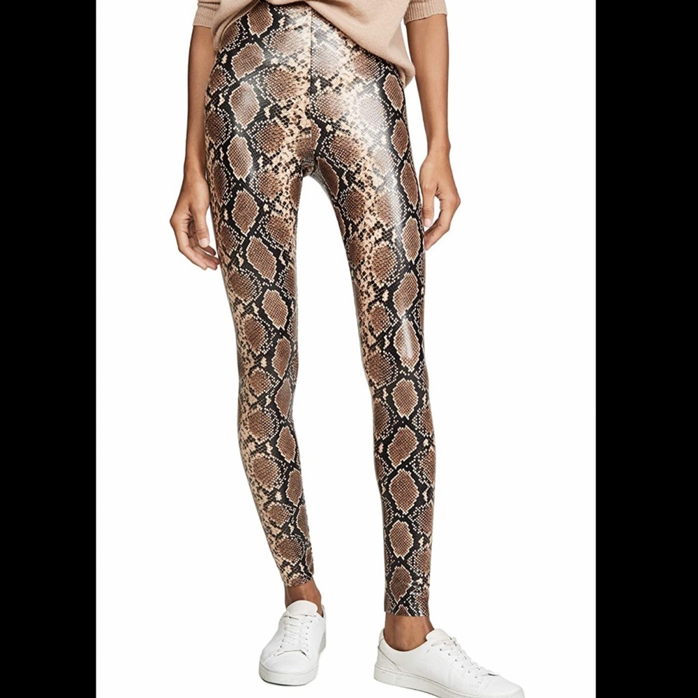 Commando brown snakeskin leggings